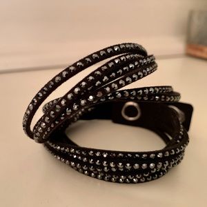 Swarovski Slake Black 2 in 1 Bracelet